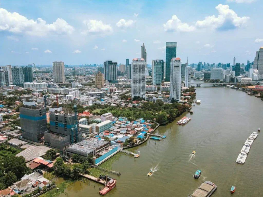 คอนโด แชปเตอร์ เจริญนคร-ริเวอร์ไซด์ ห้อง A701 2-Bedroom แบบ Riverfront ห้องหายาก วิวขนานกับแม่น้ำ