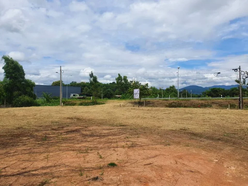 ขายที่ดินถมแล้ว ติดถนนบายพาสตะวันตก อำเภอเมืองเชียงราย จังหวัดเชียงราย