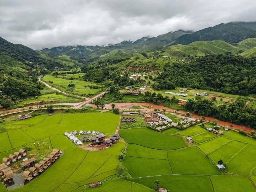 ขายที่ดินบ้านสะปัน บ่อเกลือ น่าน เหมาะสำหรับสร้างบ้านอยู่ยามเกษียณ รีสอร์ต ที่พักวิวทะเลหมอก ร้านอาหารวิวทุ่งนา คาเฟ่ริมน้ำว้าน้ำมาง