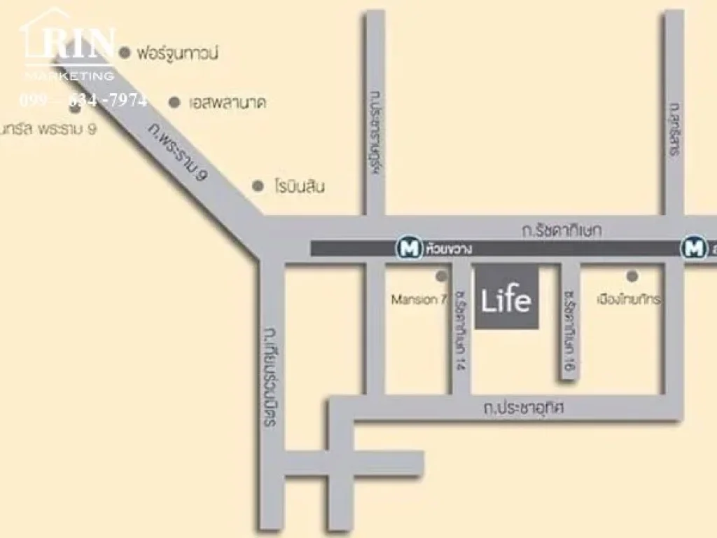 ขายถูกคอนโด Life รัชดาภิเษก พร้อมอยู่ fully furnished รวมเครื่องใช้ไฟฟ้า