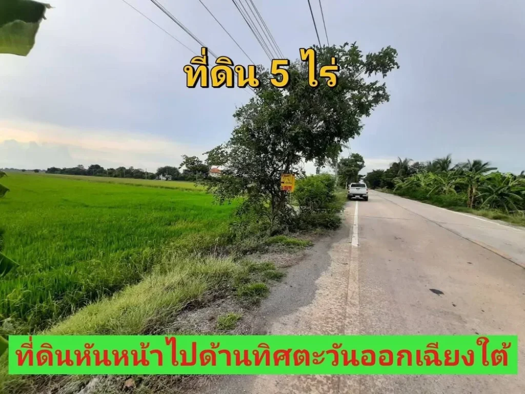 ขายที่ดิน 5 ไร่ ติดถนน นบ3015 ตำบลไทรใหญ่ อไทรน้อย จนนทบุรี