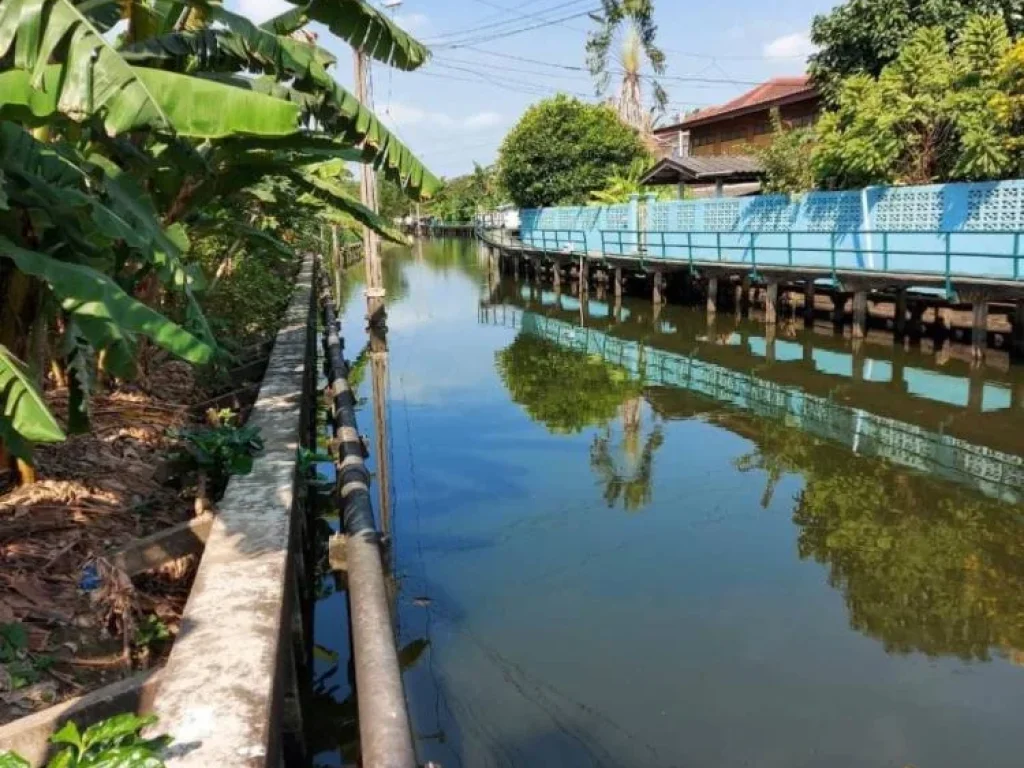 ขายที่ดินติดคลอง พุทธมณฑลสาย 1 ในหมู่บ้านมหาดไทย 1 ตลิ่งชัน กรุงเทพ ฯ