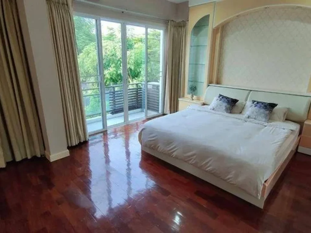 ให้เช่าบ้านเดี่ยว 2ชั้น หลังมุม หมู่บ้านบลูลากูน1 fully furnished ถนนกาญจนาภิเษก ใกล้ๆมราม2