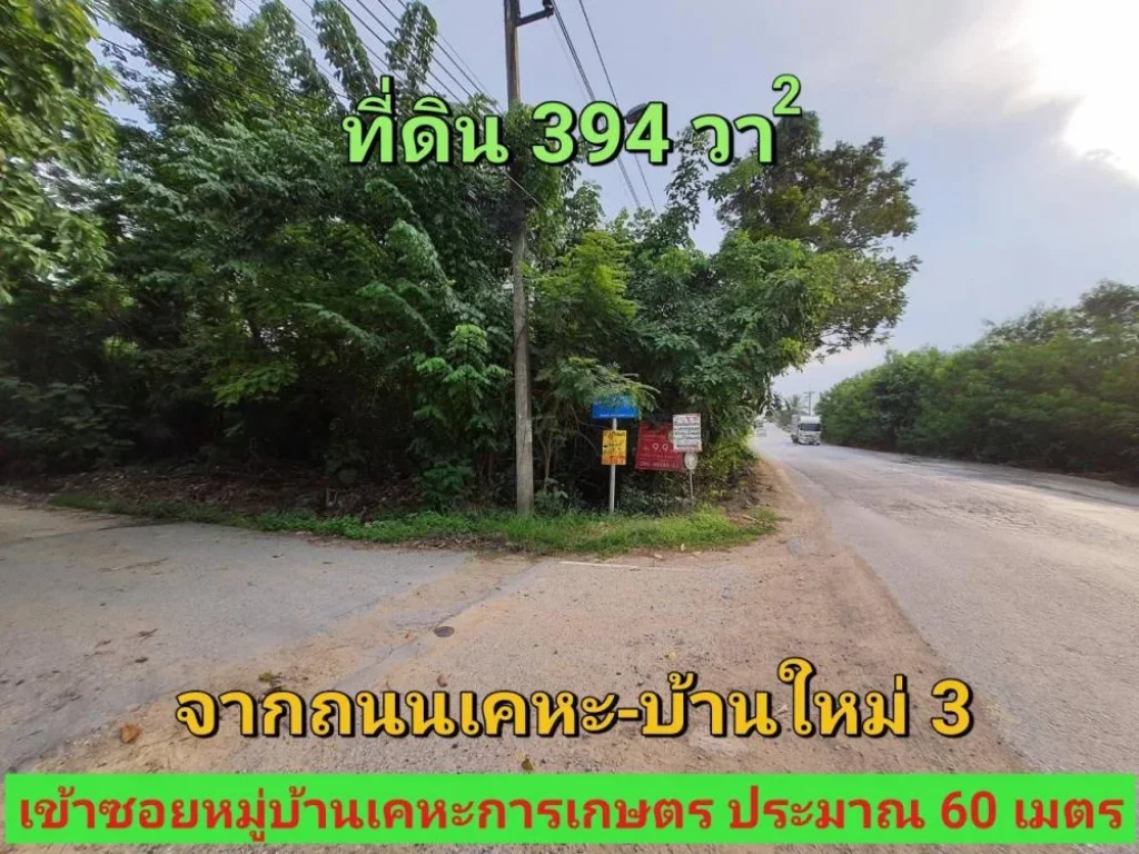 ขายที่ดินหนองเพรางาย 394 ติดถนนคอนกรีต เคหะ-บ้านใหม่ซอย3 อไทรน้อย จนนทบุรี