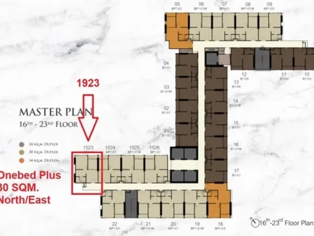 ขายคอนโด Knightsbridge Prime Sathorn ห้อง 1 นอน 30 ตรม ห้องมุม วิวโล่ง ด้านถนนสาทร