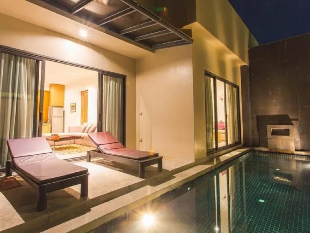 ขาย Pool Villas ส่วนตัว ใกล้หาดบางเทา ภูเก็ต พร้อมสระว่ายน้ำส่วนตัว พท ใช้สอย 194 ตรม 1นอน 1น้ำ