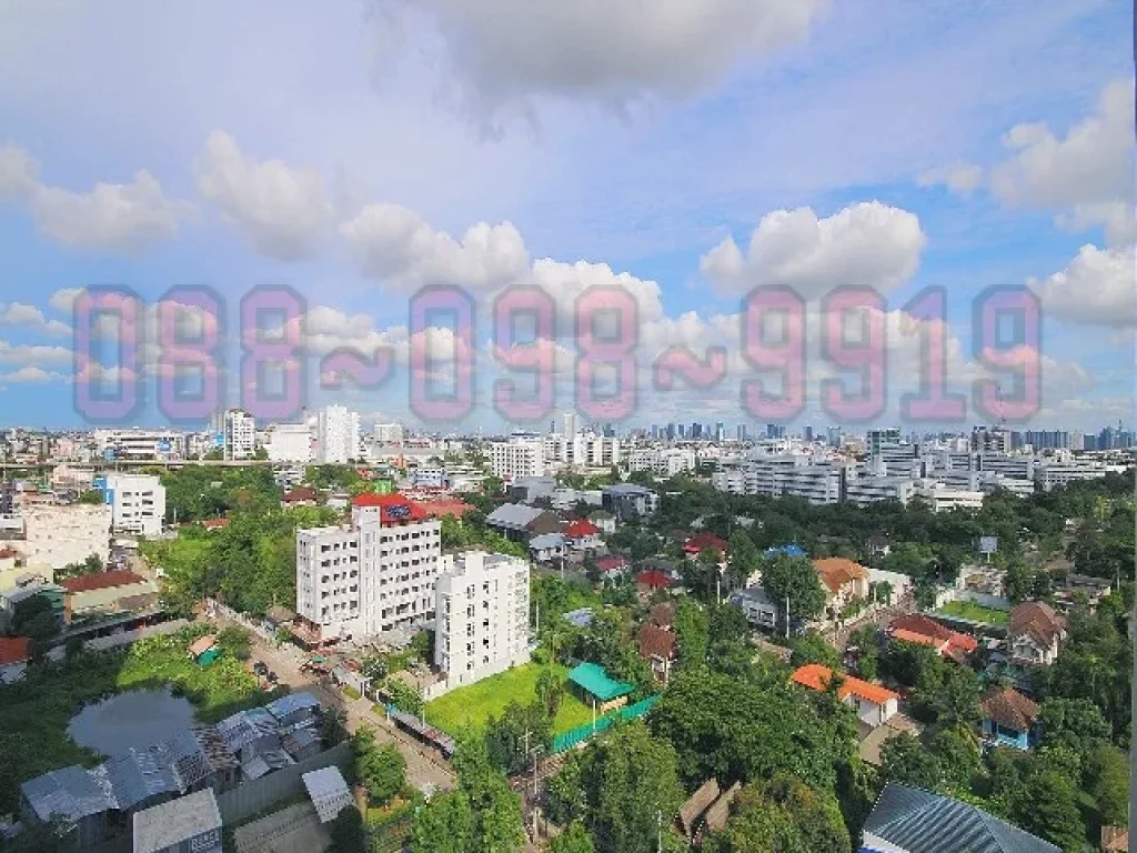 ขายด่วน The Trust Condo งามวงศ์วาน 3084 ตรม ชั้น12A ห้องมุม วิวเมืองไม่บล๊อก ถูกสุดในโครงการ