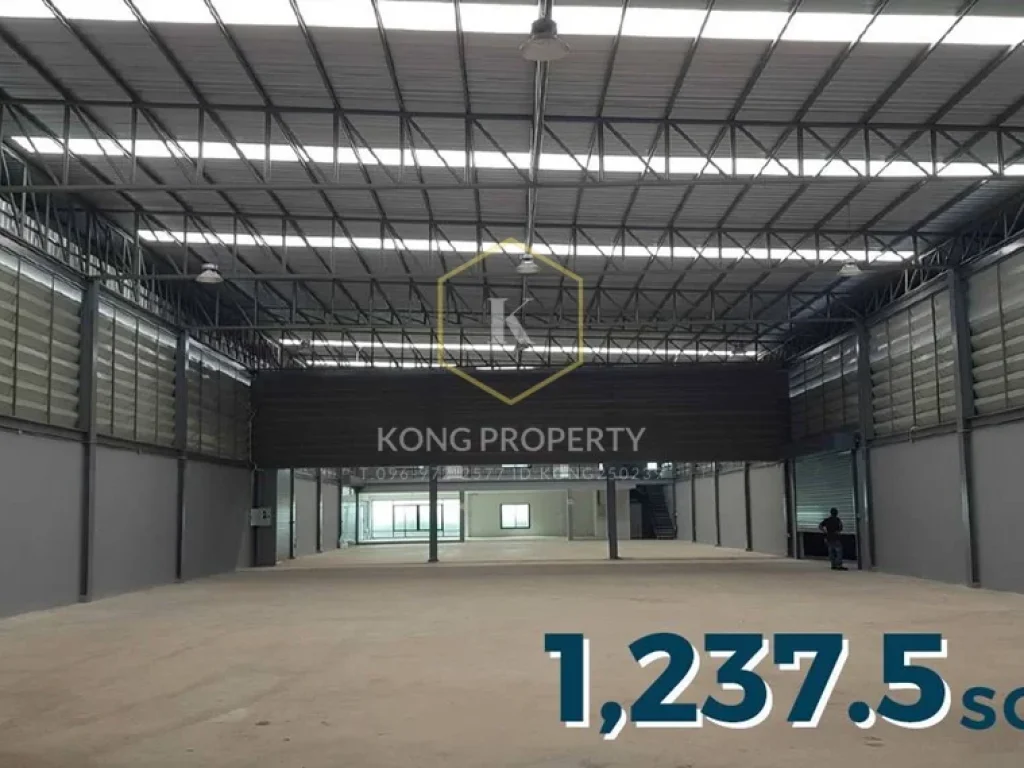 ให้เช่า โรงงาน โกดัง 2290 ตรม พร้อมออฟฟิศ บางเสาธง สมุทรปราการ