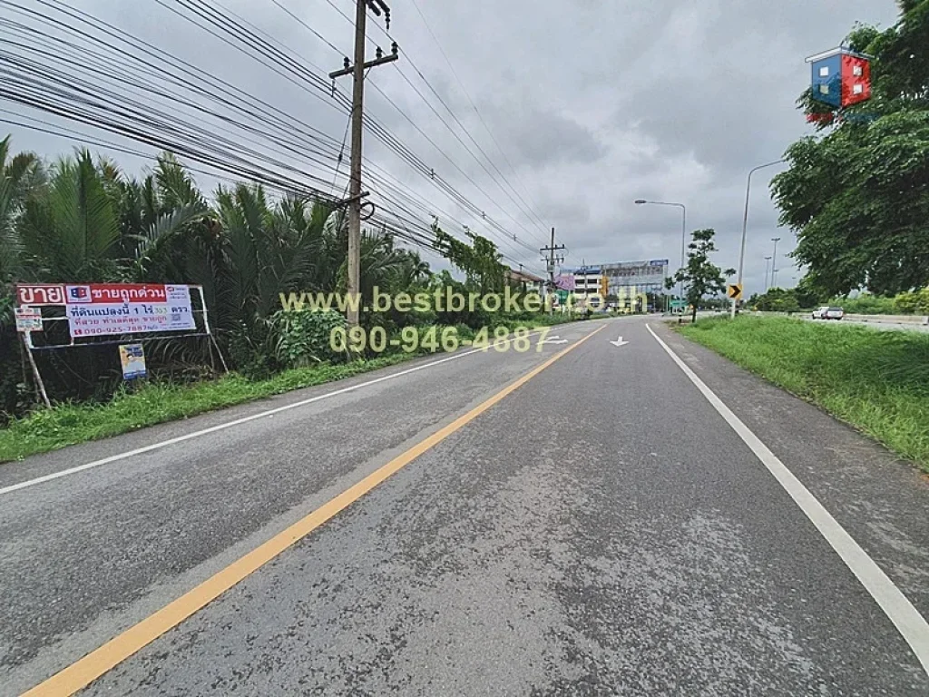 ขาย ที่ดิน 753 ตรว หน้ากว้าง 60 x 50 เมตร ติดถนน พระราม 2 ธนบุรี-ปากท่อ