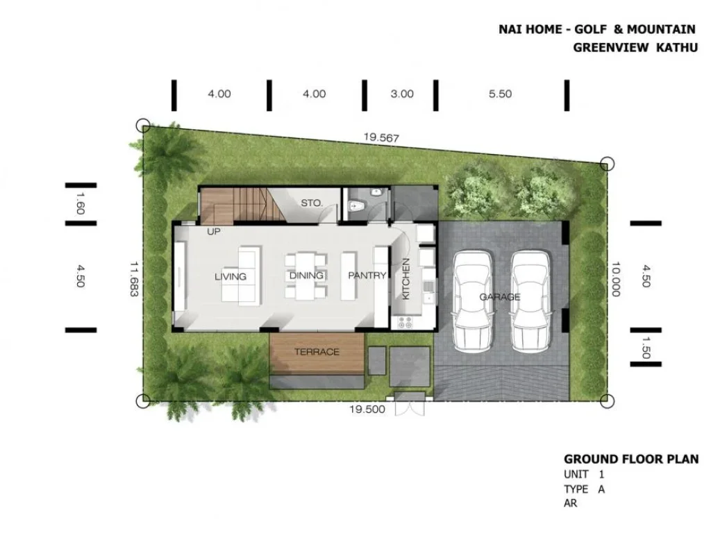 NAI HOME -GOLF amp MOUNTAIN GREENVIEW KATHU ในสนามกอล์ฟ กะทู้ ภูเก็ต