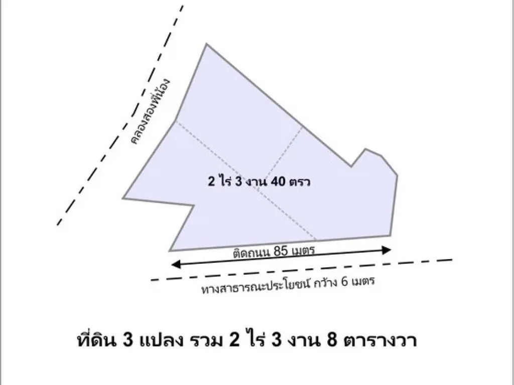 ขายที่ดิน 2ไร่ 3งาน ผังสีม่วง ราคาถูก ย่านประชาอุทิศ พระสมุทรเจดีย์ ถนนสุขสวัสดิ์ สมุทรปราการ