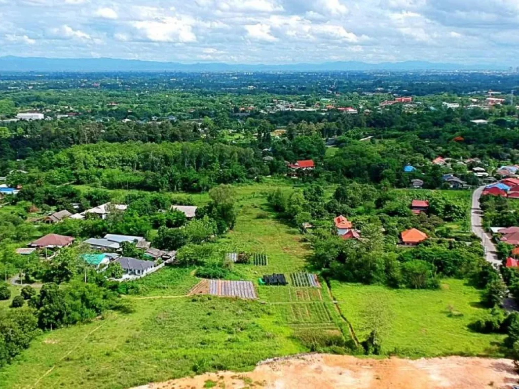 ขายที่ดินหลังแม่โจ้ ตำบลป่าไผ่ อำเภอสันทราย จังหวัดเชียงใหม่