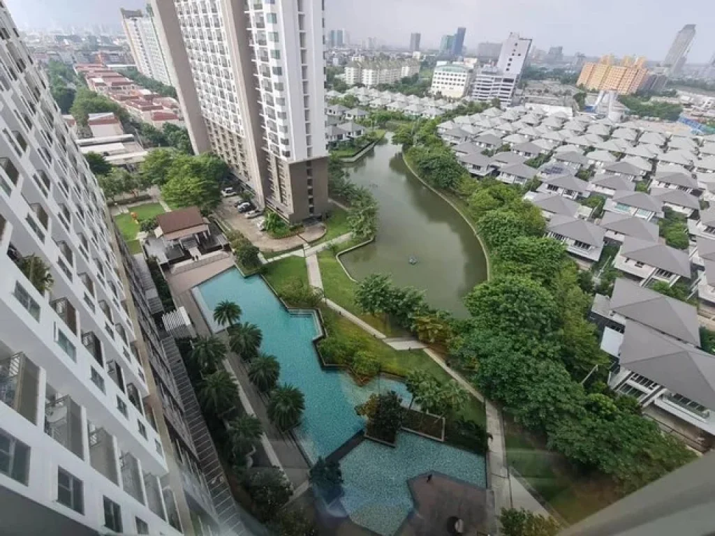 ให้เช่าคอนโดThe Parkland Lakeside Srinakarin บรรยากาศธรรมชาติ