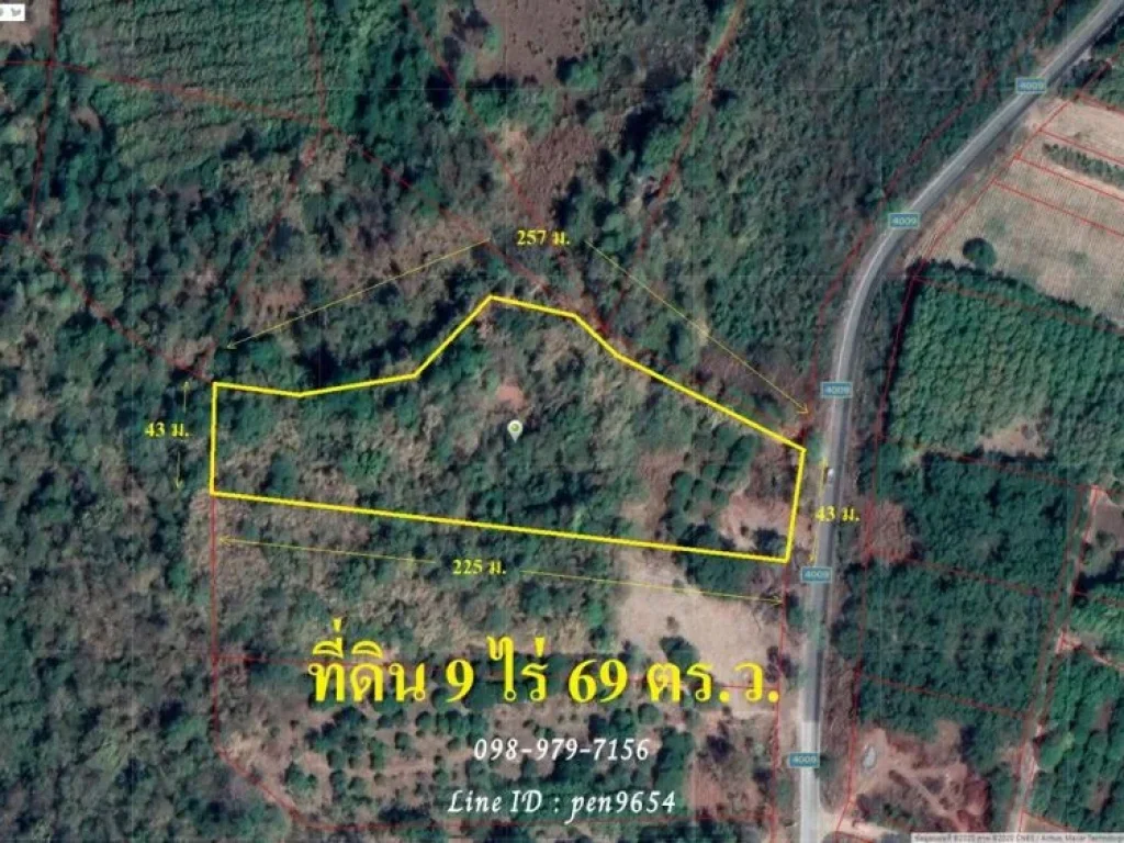 ขายที่ดิน หนองบัวลำภู 9 ไร่ 69 ตรว ใกล้ไร่สุขสวัสดิ์ พื้นที่สีเขียว