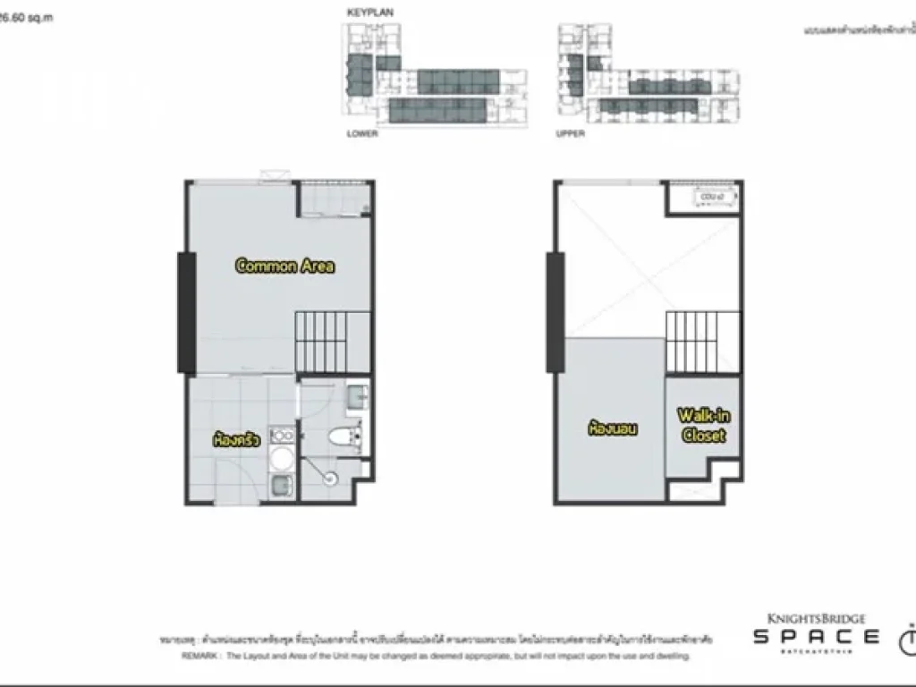 ขายดาวน์ คอนโด KnightsBridge Space Ratchayothin ไนท์บริดจ์ สเปซ รัชโยธิน ห้อง Duo Space ชั้น 24 มี 2 ห้องติดกัน ราคาพิเศษขายเท่าทุน เนื่องจากเปลี่ยน