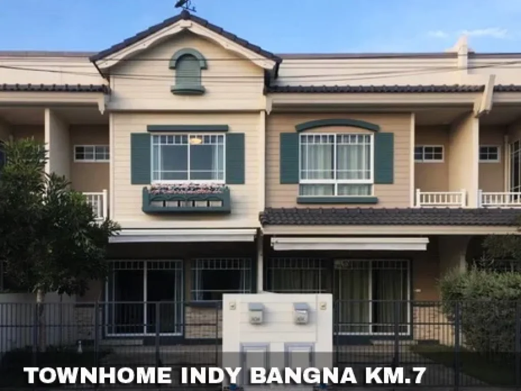 เช่า FOR RENT INDY BANGNA KM7 2 beds 3 baths 20 Sqw23000 CLOSE MEGA BANGNA