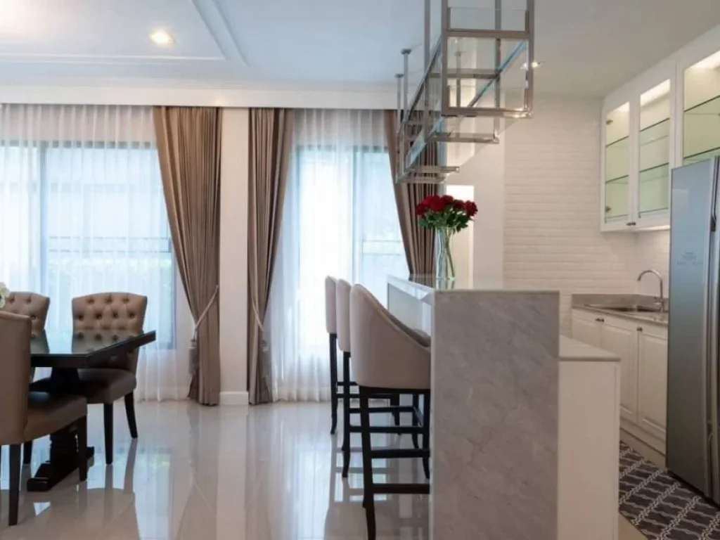 For Rent ให้เช่าบ้านเดี่ยว 4 ห้องนอน The Grand บางนา-วงแหวน พร้อมเฟอร์ บางนา