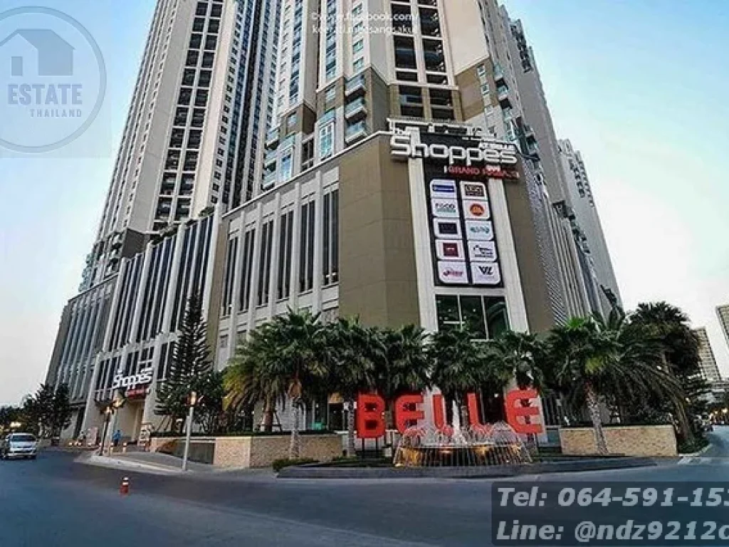 condo2ห้องนอน1น้ำให้เช่า Belle Grand Rama 9 C2 ชั้น14 58ตรม 32000บาท