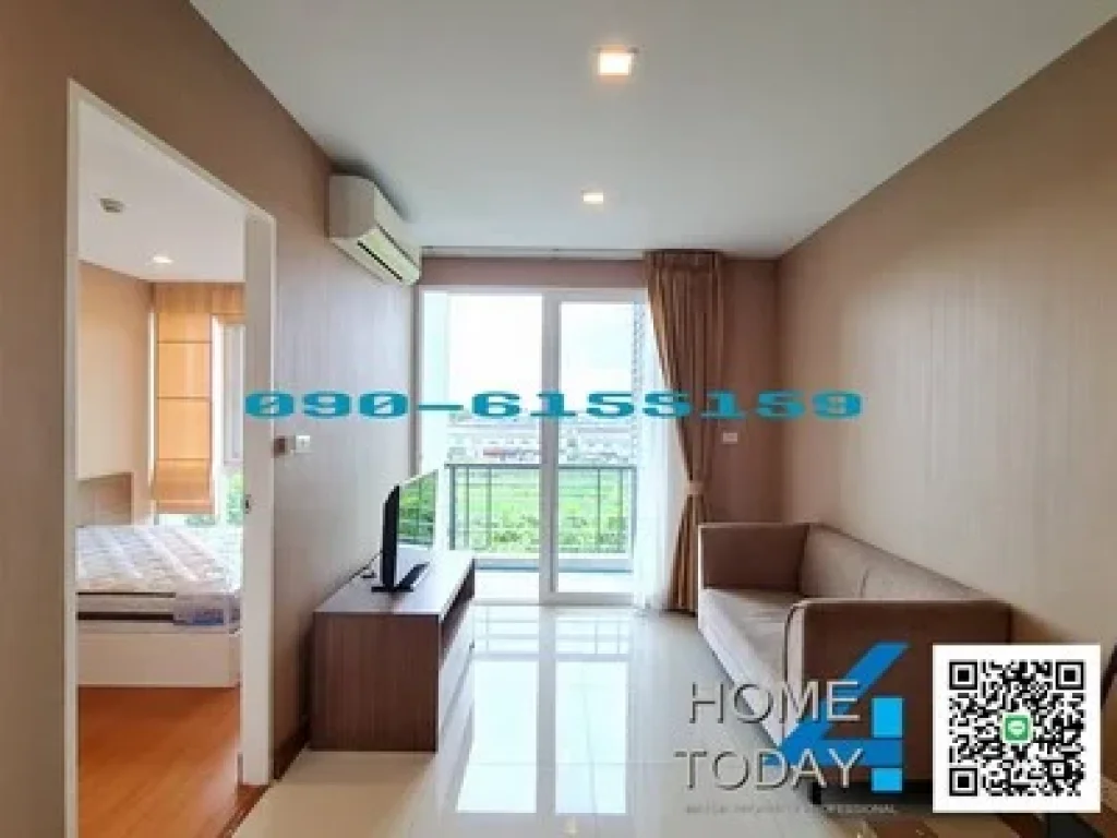 คอนโด Airlink Residence พร้อมเข้าอยู่ 1ห้องนอน 1ห้องน้ำ 1ระเบียง ขนาด 355 ตารางเมตร