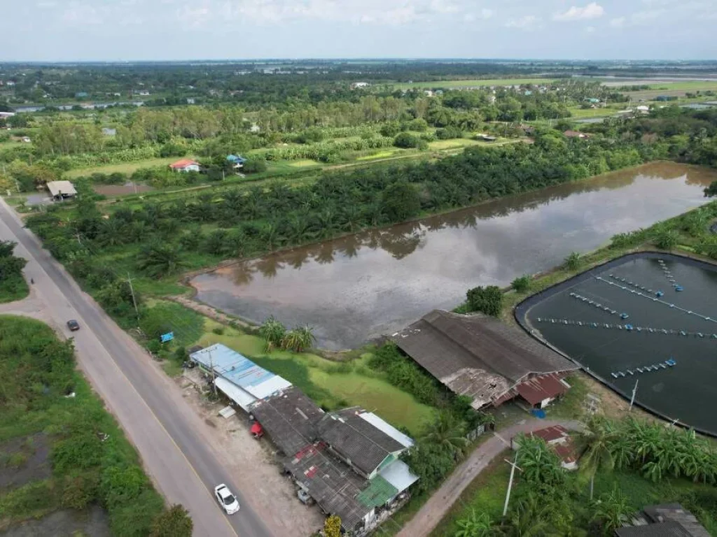 ขายที่ดิน 10 ไร่ ราคาถูก ติดคลอง ใกล้แยกตลาดไผ่ดำ จ ฉะเชิงเทราCHA-187