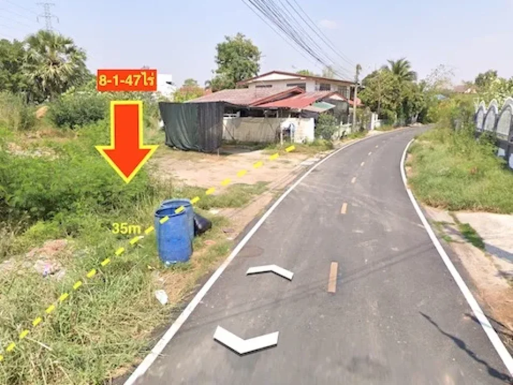 ขายที่ดินจอหอ ใกล้แยกจอหอ เมืองโคราช เนื้อที่ 8-1-47ไร่