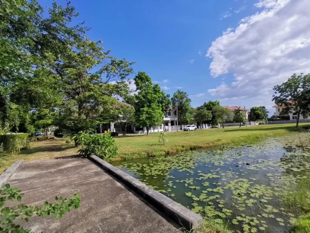 ขายที่ดินสารินซิตี้พระราม 2 แปลงมุมติดสวนติดน้ำ สวยมาก ที่ดินสารินซิตี้ วัดพันท้ายนรสิงห์ พระราม2