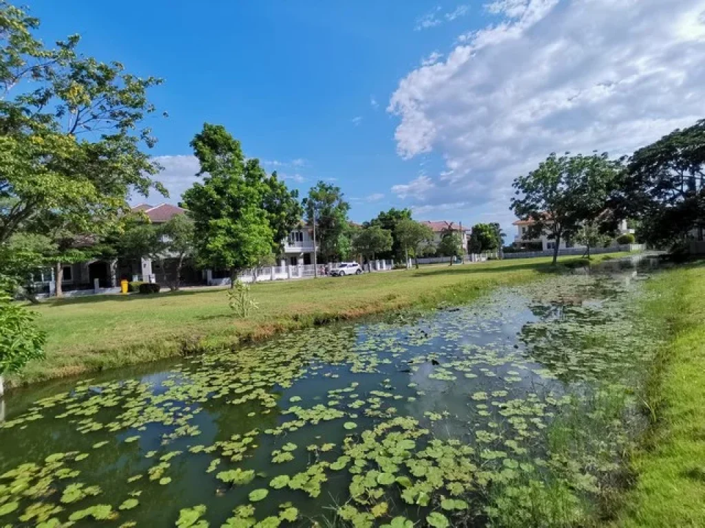 ขายที่ดินสารินซิตี้พระราม 2 แปลงมุมติดสวนติดน้ำ สวยมาก ที่ดินสารินซิตี้ วัดพันท้ายนรสิงห์ พระราม2