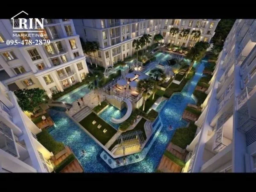 ขายคอนโดThe Orient Pattayaห้องสวยวิวสระ 1bedroom3467ตรม Fully furnishedตกแต่งหรูหราสไตล์ยุโรป