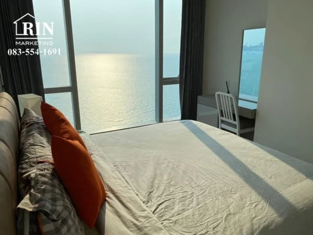 Sale The Palm wongamat 1 bed room Sea view 0nly 83 M best Price The Palm wongamat beach front