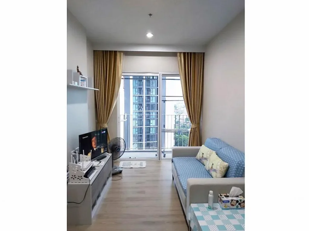 Condo Amber by Eastern Star ติดรถไฟฟ้า MRT แยกติวานนท์ 35 ตรม 1 ห้องนอน ชั้น18 วิวเมือง ตกแต่งครบ