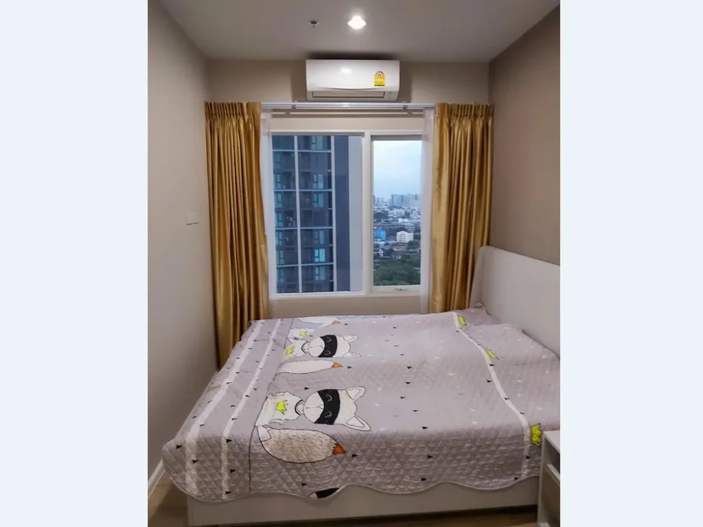 Condo Amber by Eastern Star ติดรถไฟฟ้า MRT แยกติวานนท์ 35 ตรม 1 ห้องนอน ชั้น18 วิวเมือง ตกแต่งครบ