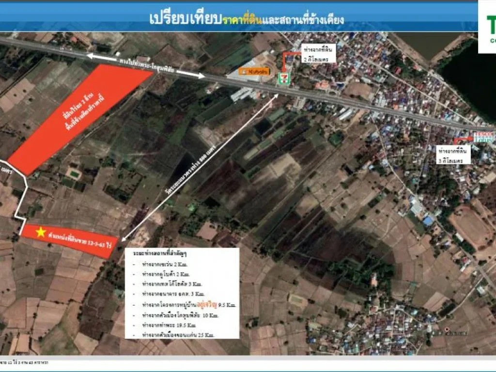 ขาย ที่ดินเปล่า โกสุมพิสัย 12-3-63 ไร่ จังหวัดมหาสารคาม