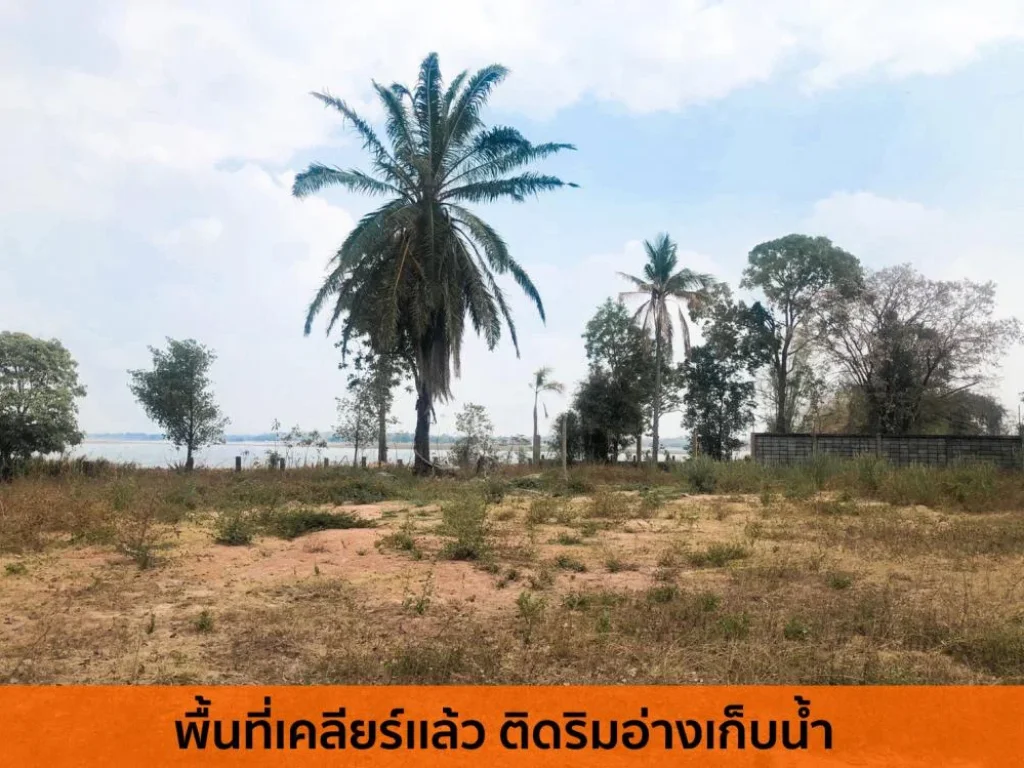 ขายด่วนที่ดินติดริมน้ำ ใจกลางเมืองอำนาจเจริญ ทำที่พัก บ้านจัดสรร ร้านอาหาร โรงเเรม