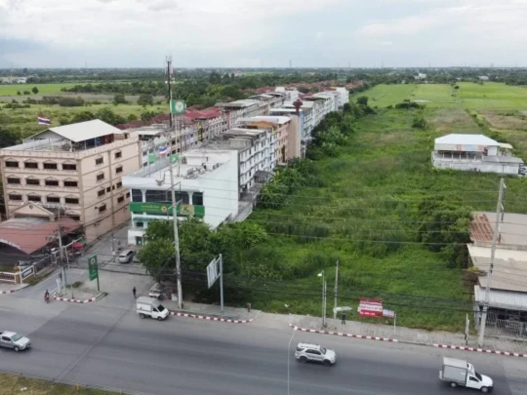 ขายที่ดินติดถนนสุวิทวงษ์ ถนน 8 เลน ใกล้ตลาดสดสี่แยกหนองจอก