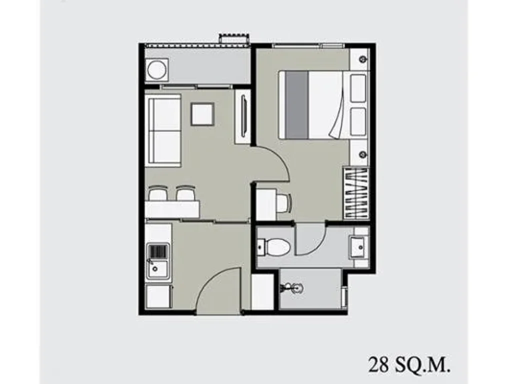 ขายคอนโด เดอะ ไพรเวซี่ รัชดา-สุทธิสาร The Privacy Ratchada-Sutthisan ขนาด 284 ตรมตึกA ชั้น2 ห้องริม โทร 