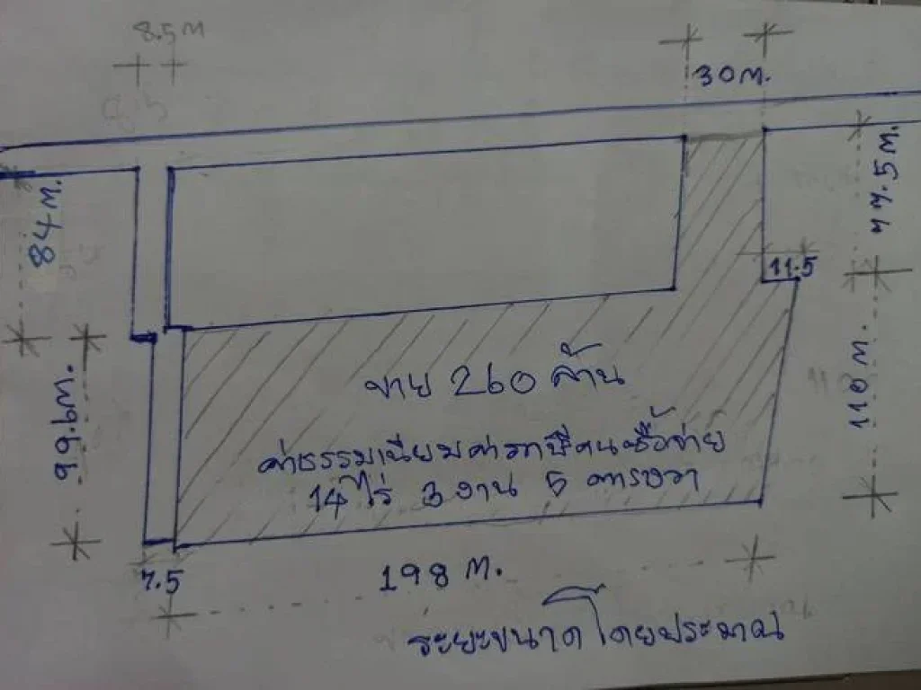 ขายที่ดิน ย่านสายไหม 14ไร่ ตรงข้ามทางลงมอเตอร์เวย์ฉลองรัตน์ ในซอย 500เมตร จากถนนสุขขาภิบาล5