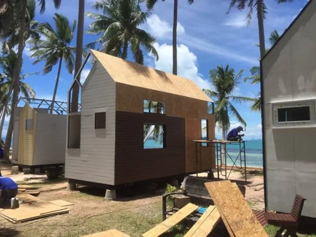 มีบ้านได้ง่าย จ่ายแค่หลักแสน Tiny House ส่งทั่วประเทศไทย บ้านน้อยเคลื่อนที่ Contact LINE or