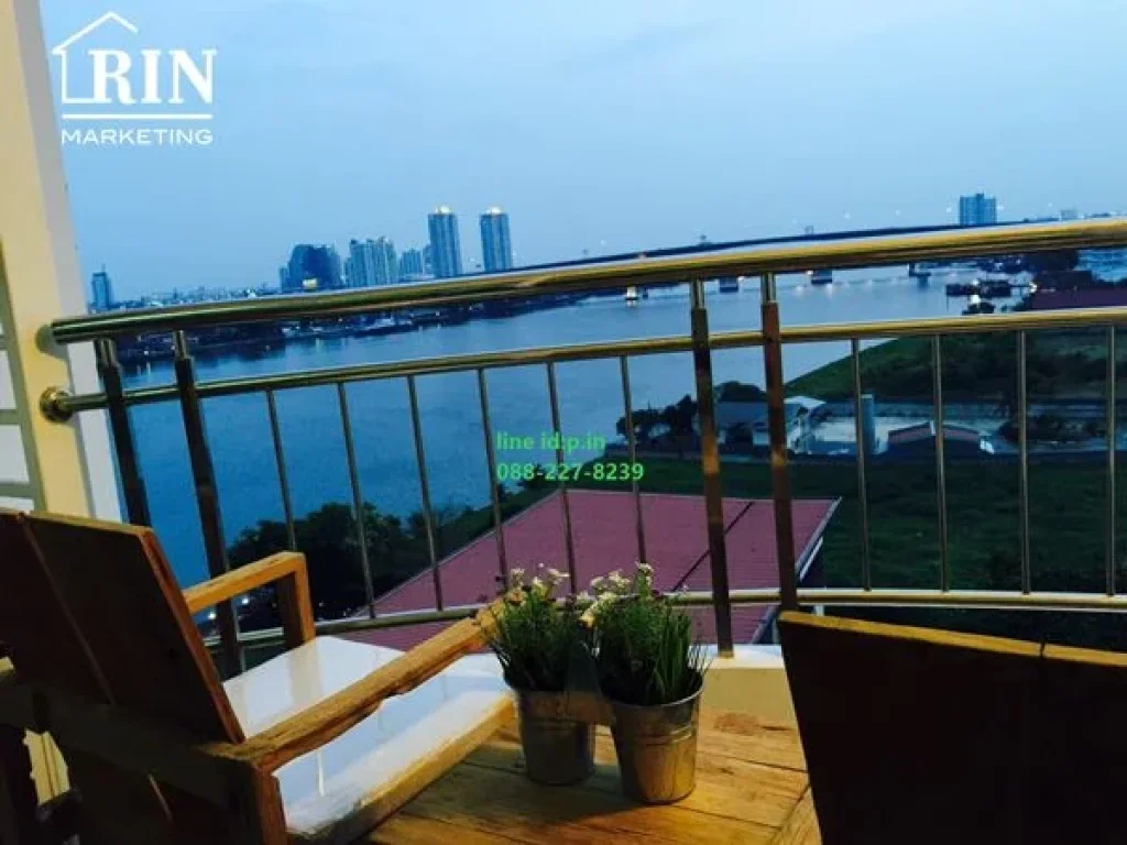 ขาย ศุภาลัย ริเวอร์ รีสอร์ท วิวแม่น้ำและสะพานพระราม 3 Sale Condo Supalai River Resort river and rama 3 bridge view