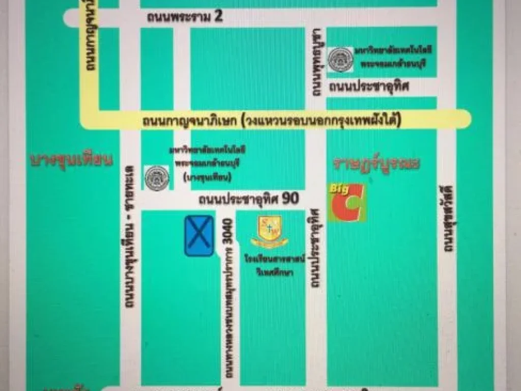 ขายที่ดินเปล่า 44 ไร่กว่า ติดถนนทางหลวงตบ้านคลองสวน อพระสมุทรเจดีย์ จสมุทรปราการ