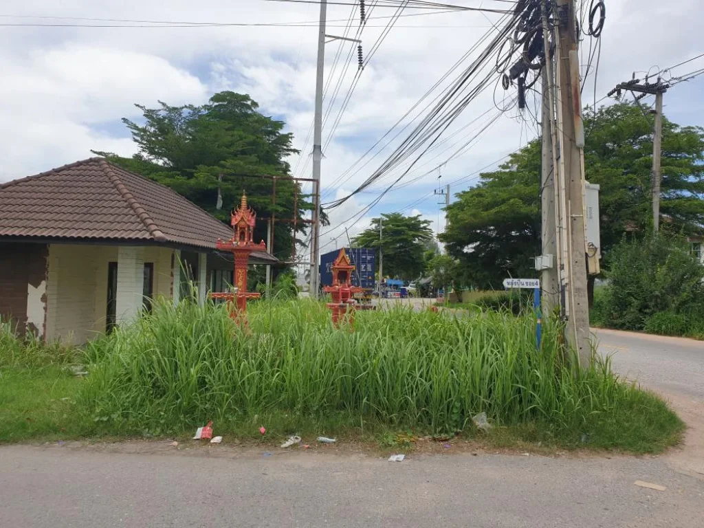 ที่ดินพร้อมสิ่งปลูกสร้าง ติดหมู่บ้านรังตะวัน ใกล้นิคมปิ่นทอง1