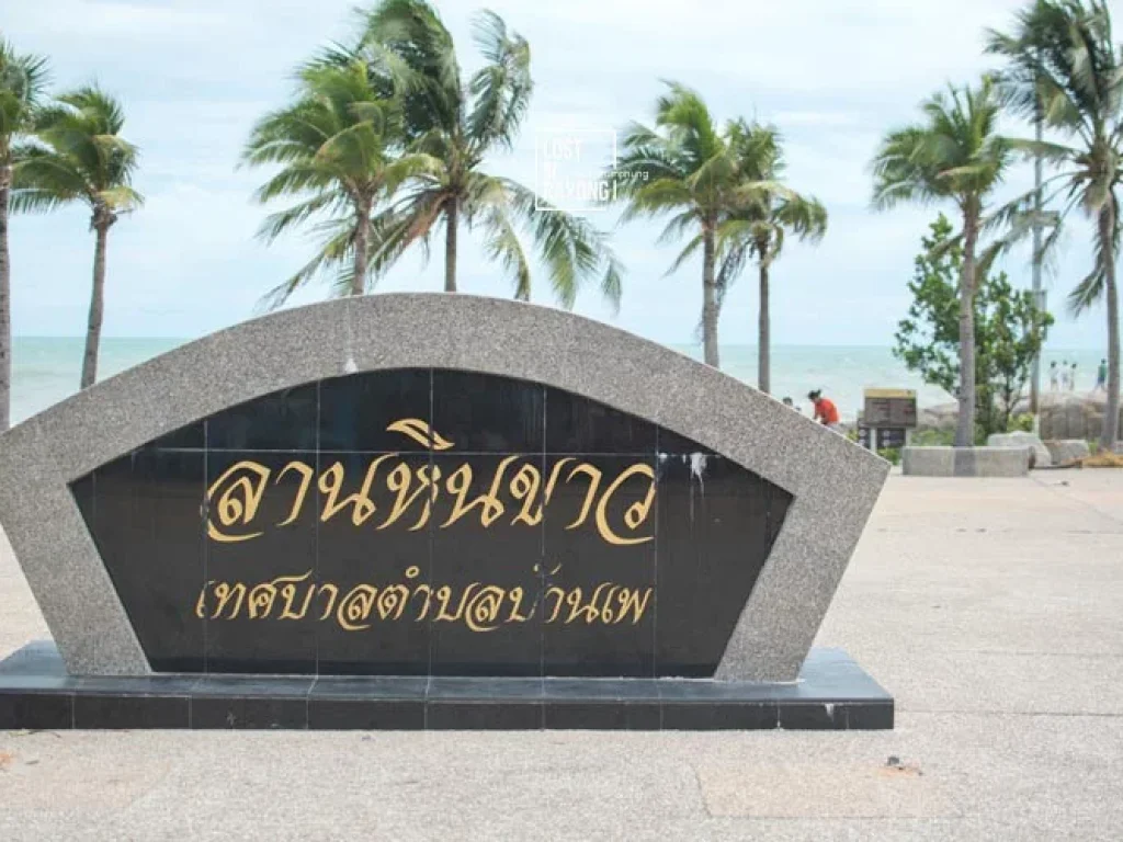 ขายที่ดินสร้างบ้านใกล้ลานหินขาวทะเลหาดแม่รำพึงราคาถูก