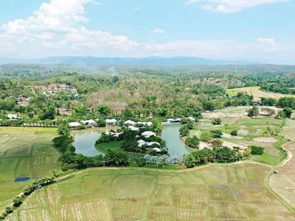 ที่นาวิวสวย อำเภอแม่ริม จังหวัดเชียงใหม่ มองเห็นวิวภูเขาสวย