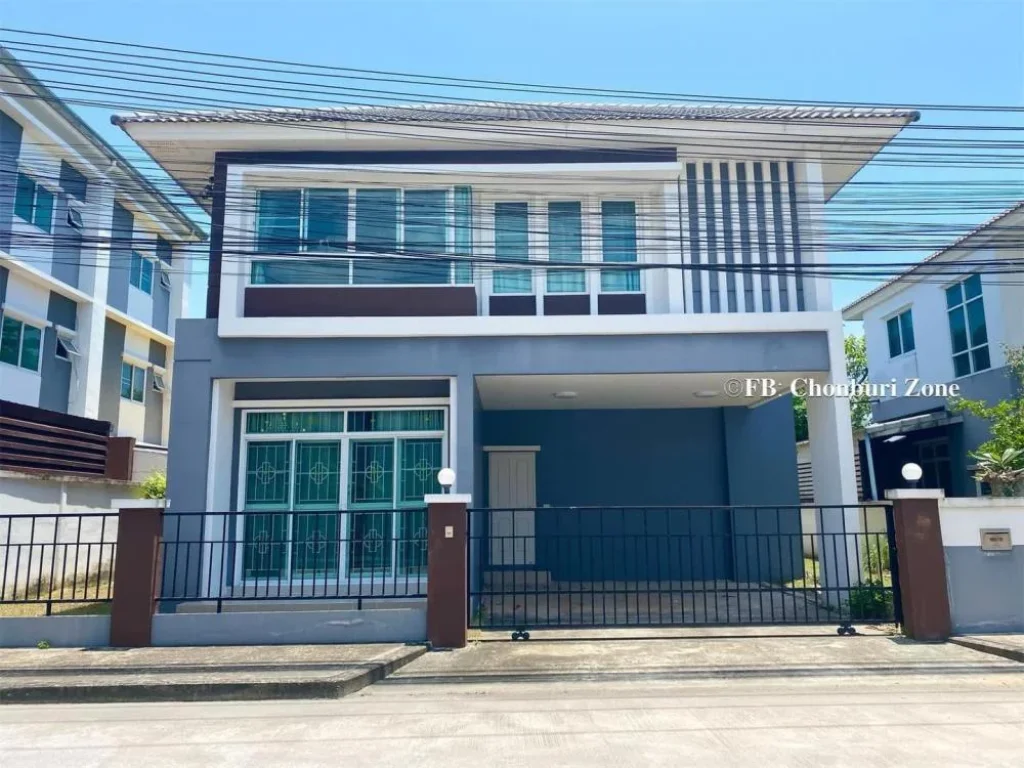 For Rent ให้เช่า บ้านเดี่ยว หมู่บ้านเดอะลิฟวิ่งศรีราชา หนองขาม the Living sriracha