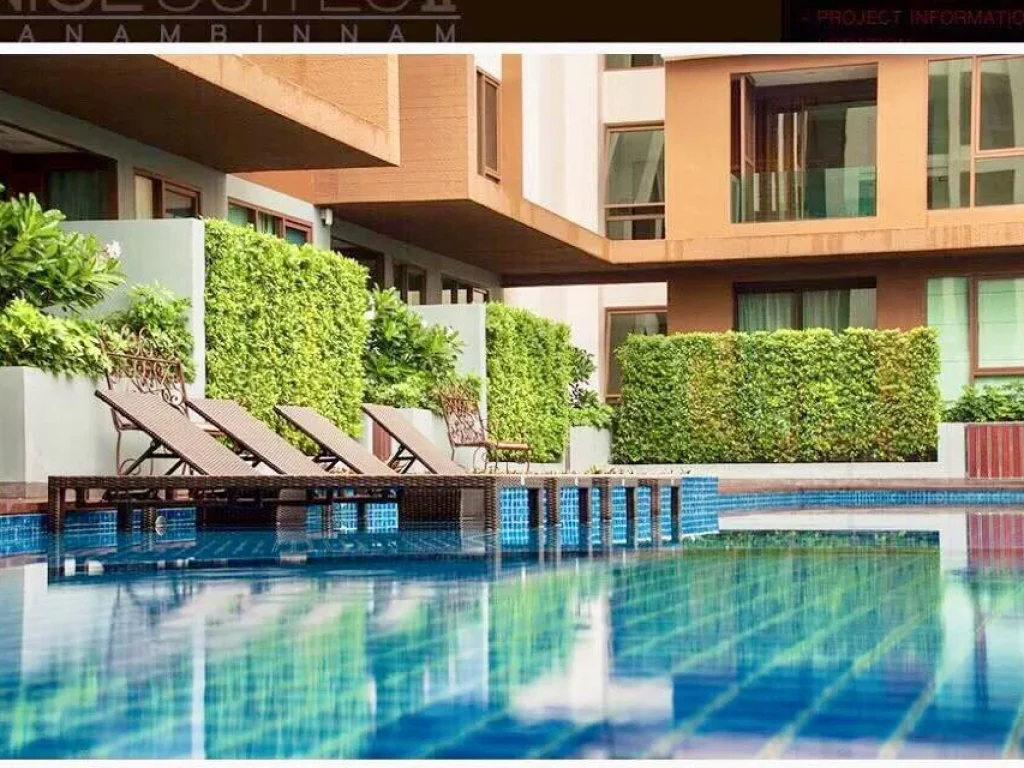 คอนโด Nice Suites 2 Sanambinnam 1 bed room 35 ตรม