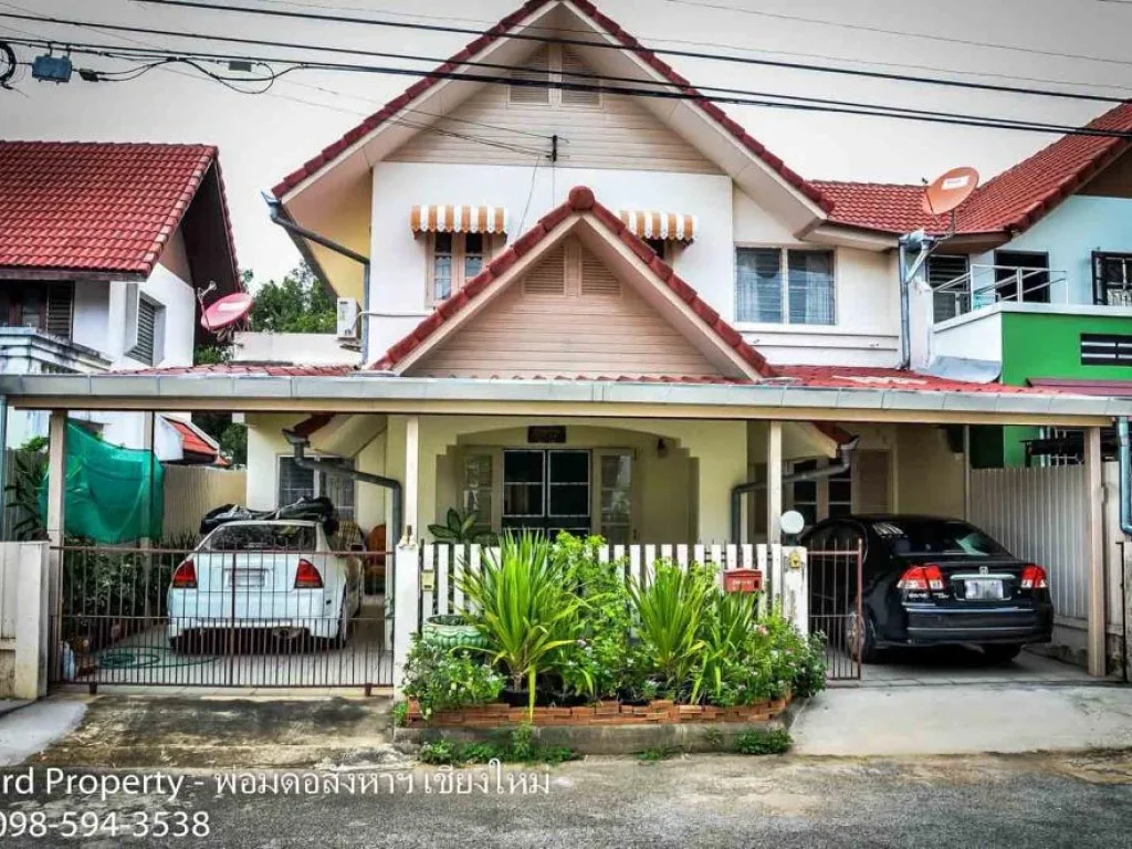 บ้านให้เช่า 2 ชั้น ใกล้ถนนช้างคลาน มหิดล เมืองเชียงใหม่