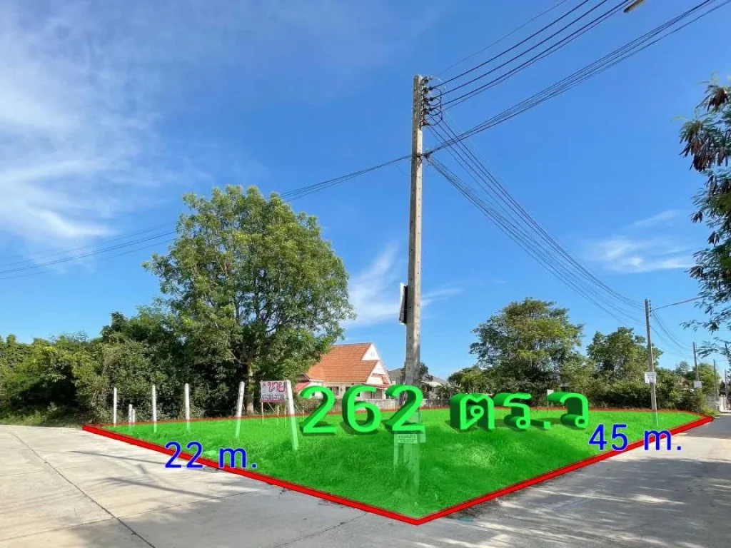 ขาย ที่ดินขนาด 262 ตรว ติดถนน ถมสูงกว่าถนน ใกล้ขนส่งใหม่ระยอง ถนนแหลมมะขาม อำเภอเมืองระยอง จังหวัดระยอง