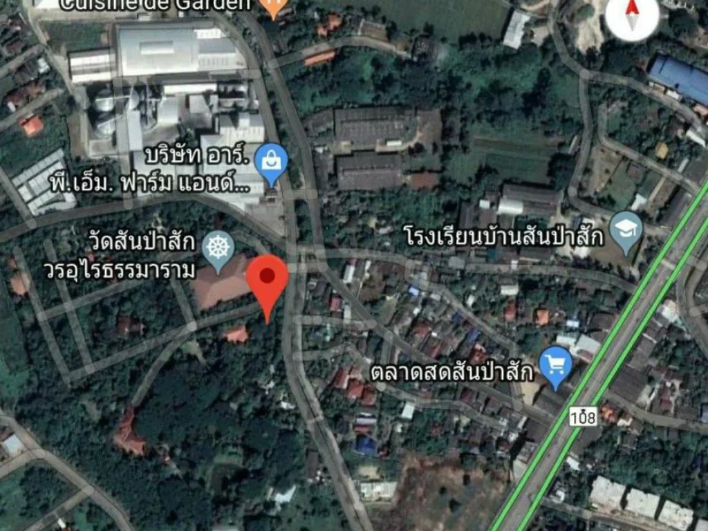 ขายที่ดินหนองควายแถวสันป่าสักหนองควาย หางดง ถมดินพร้อมปลูกบ้าน