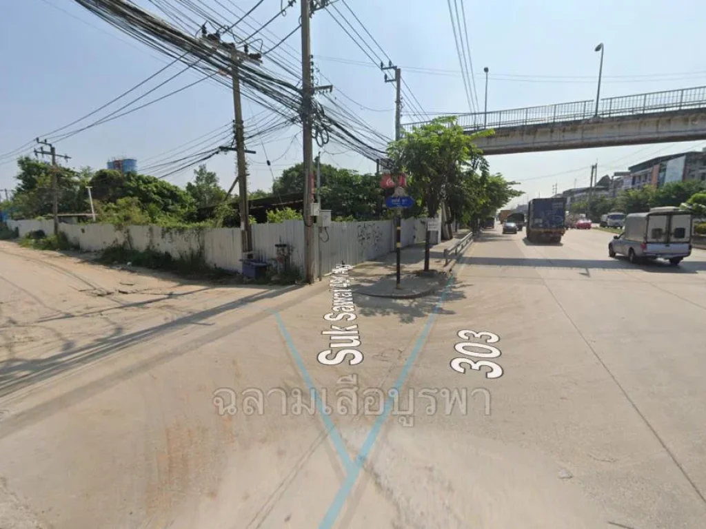 ขายที่ดินติดแม่น้ำเจ้าพระยา ติดถนนสุขสวัสดิ์ ผังสีม่วง พระประแดง สมุทรปราการ 42 ไร่