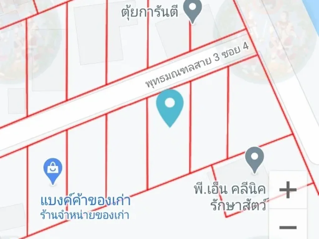 ขาย ที่ดิน 79 ตรว ติดถนนเลียบคลองทวีวัฒนา ย่านภาษีเจริญ