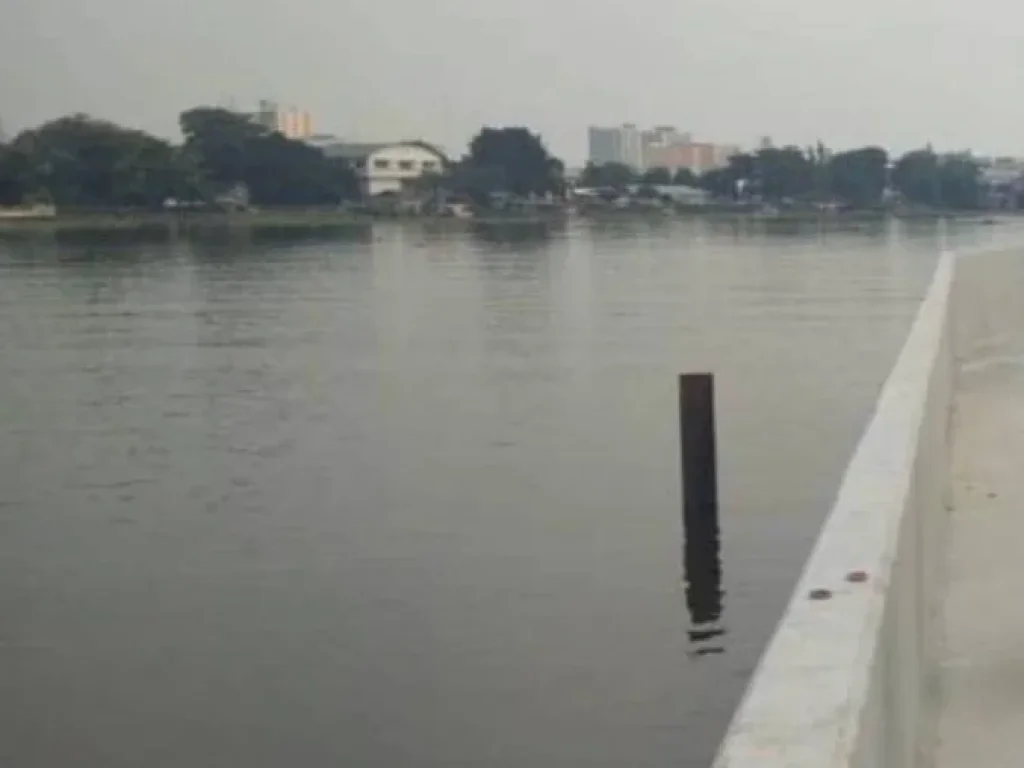 ขายที่ดินติดแม่น้ำเจ้าพระยา ใกล้วัดเฉลิมพระเกียรติ นนทบุรี